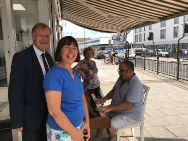 Sir David Amess tours Westborough Ward 